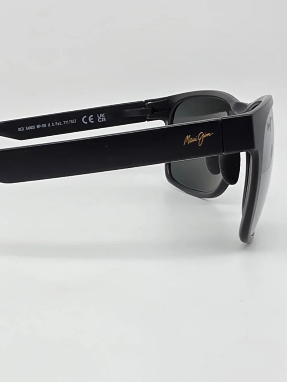 Maui Jim MJ432-2M Red Sands Matte Black Frame Polarized Neutral Grey Sunglasses